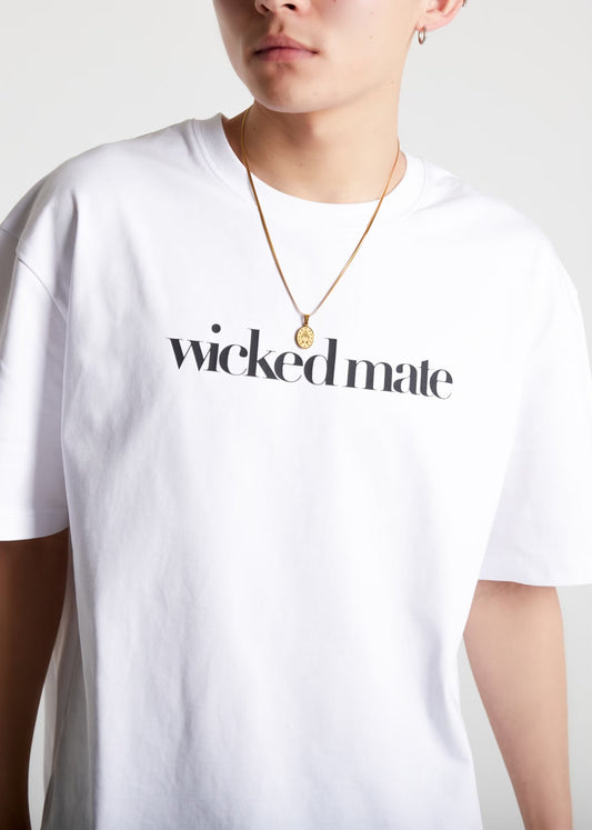 WM GothicLogo Tee /White