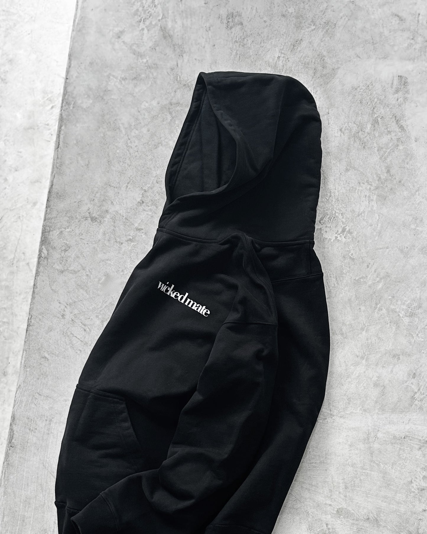 wickedmate Logo Hoodie / Black
