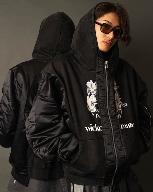 Remade MA-1 Blouson/BLACK