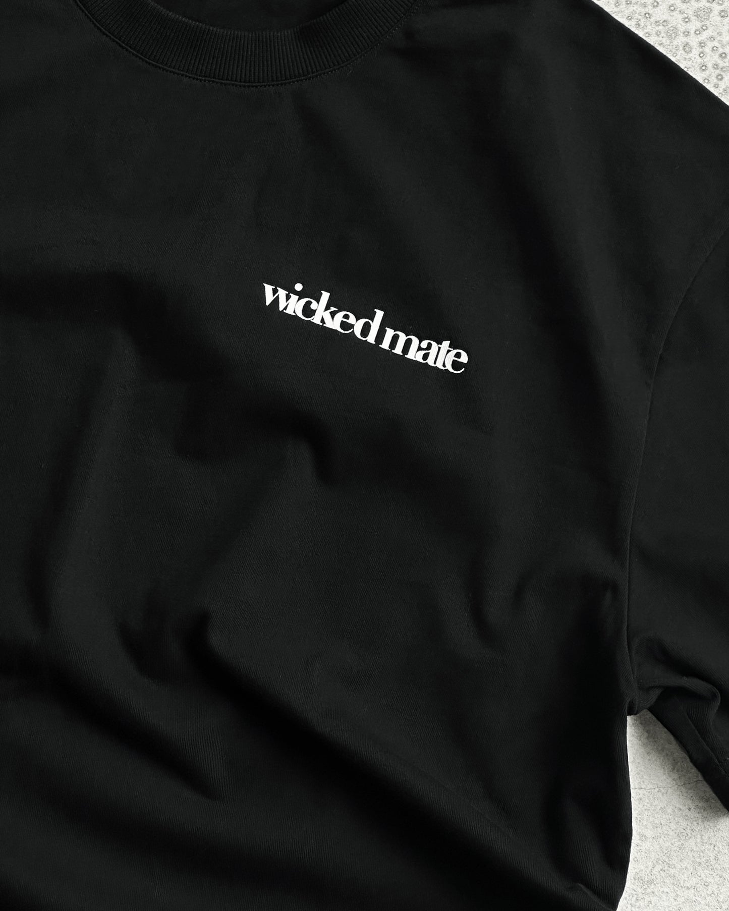 wickedmate Logo Tee / Black