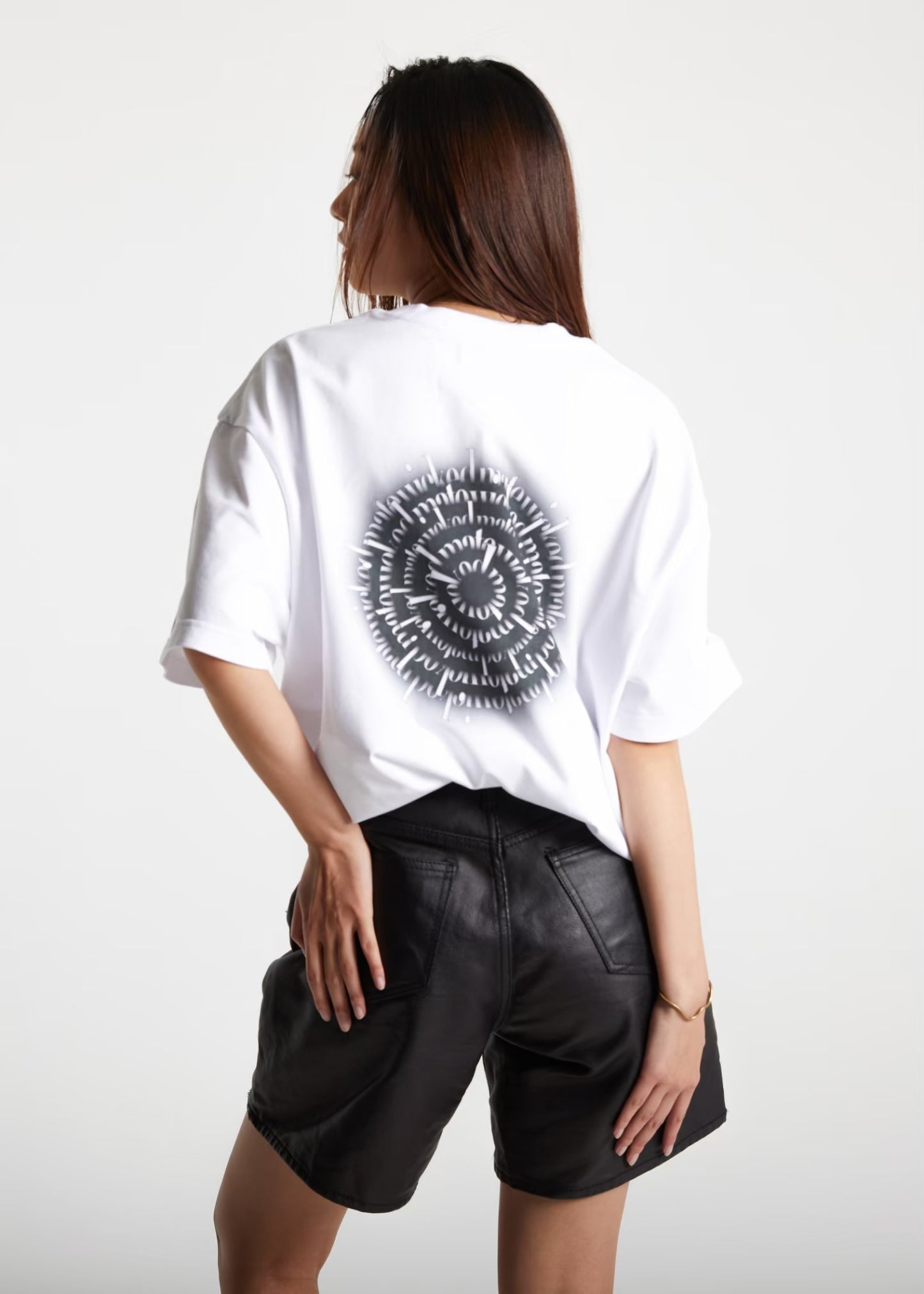 Mandala BackPrint T /White